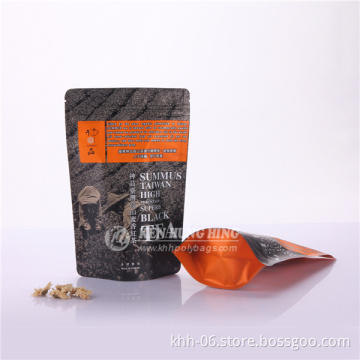 Custom Printed Aluminum Foil Stand up Zipper Tea Bags with Low Price